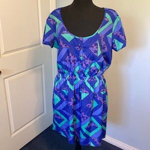 Hello kitty geometric print dress